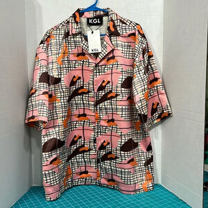 KGL Designer Goop Shirt Cotton Suede Luxury